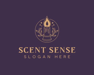 Scented Candle Decoration logo design