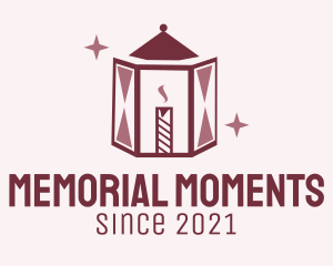 Commemoration - Red Room Candle logo design