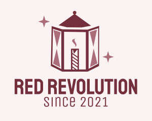 Red Room Candle  logo design