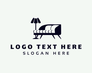 Upholstery - Lounge Sofa Furniture logo design