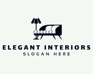 Lounge Sofa Furniture logo design