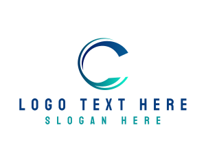 Letter C - Modern Tech Media logo design