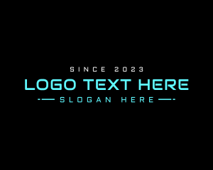Coding - Futuristic Tech Databse logo design