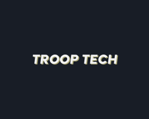 Troop - Modern Simple Wordmark logo design