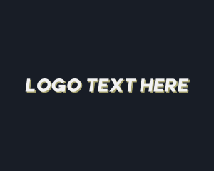 Streetwear - Modern Simple Wordmark logo design