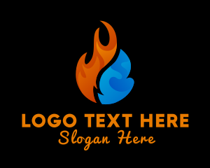 Blazing - Hydroelectric Power Company logo design