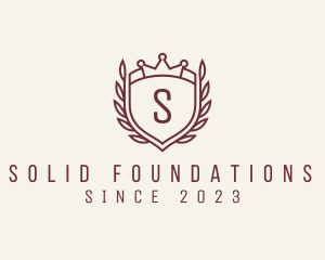 Social Club - Royal Agency Shield Wreath logo design