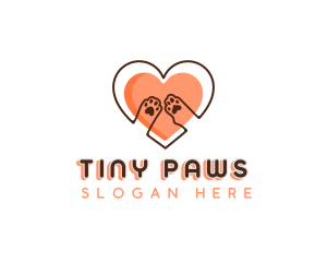 Cat Dog Heart logo design