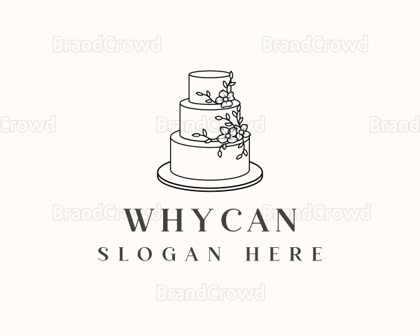 Wedding Cake Baking Logo