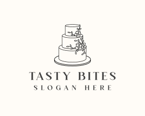 Wedding Cake Baking Logo