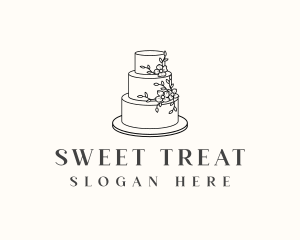 Wedding Cake Baking logo design