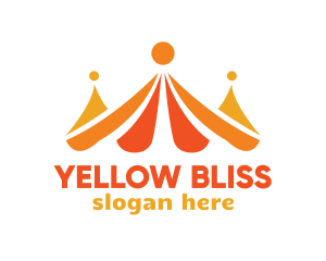 Yellow Circus Clown logo design