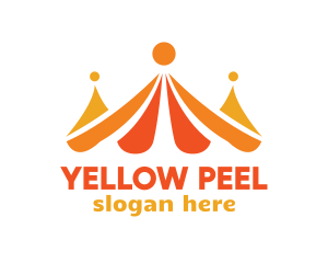 Yellow Circus Clown logo design