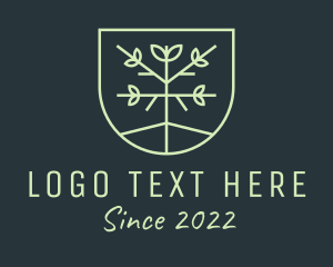 Vegan - Farm Tree Planting logo design