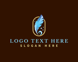 Literature - Literature Feather Writer logo design