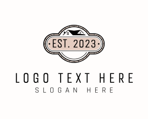 Roofing - Residential Home Property logo design
