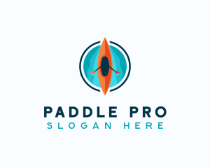 Athletic Kayaking Watersports logo design