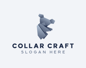 Koala Papercraft Origami logo design