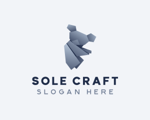 Koala Papercraft Origami logo design