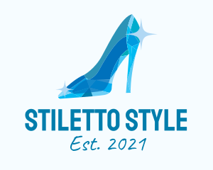 Blue Glass Shoes logo design