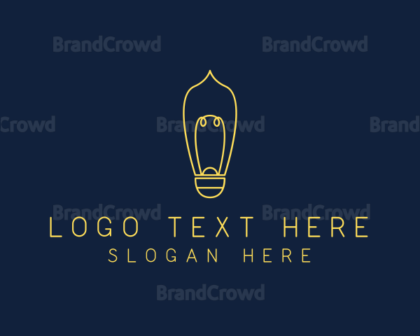 Light Bulb Lighting Logo