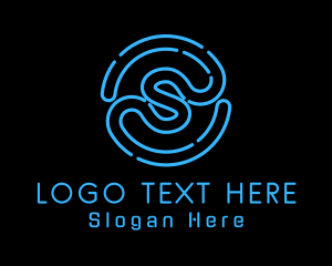 two-neon lights-logo-examples