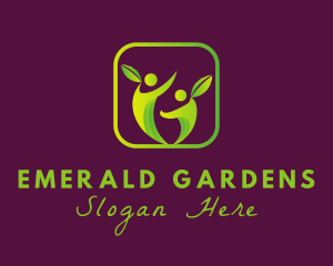 Community Leaf Garden logo design