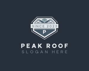 Roof Residence Roofing logo design