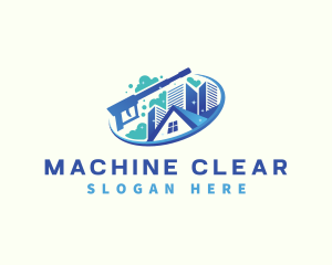 Cleaning Pressure Wash logo design