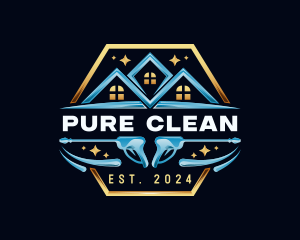 Cleaning Pressure Washer logo design