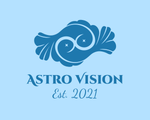 Astral Pisces Fish logo design