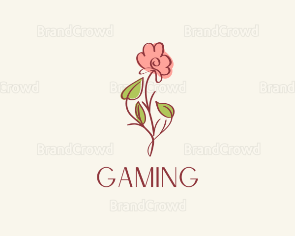 Beauty Product Flower Logo