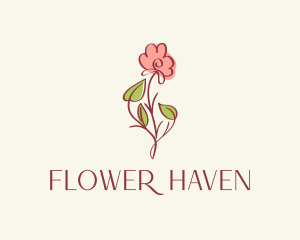 Beauty Product Flower  logo design