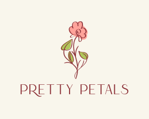 Beauty Product Flower  logo design