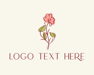 Doodle - Beauty Product Flower logo design