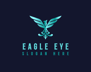 Falcon Wing Bird logo design