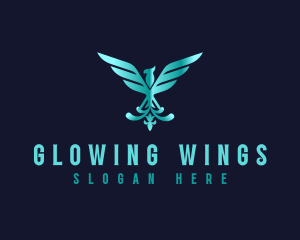 Falcon Wing Bird logo design