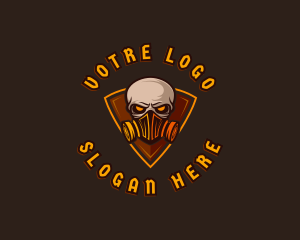 Villain - Skull Mask Gaming logo design