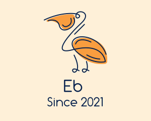 Zoo - Wild Pelican Bird logo design