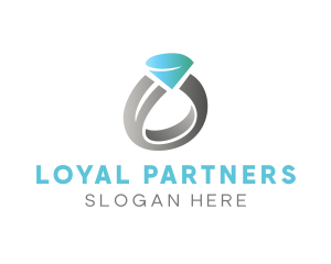 Loyalty - Gem Wedding Ring logo design