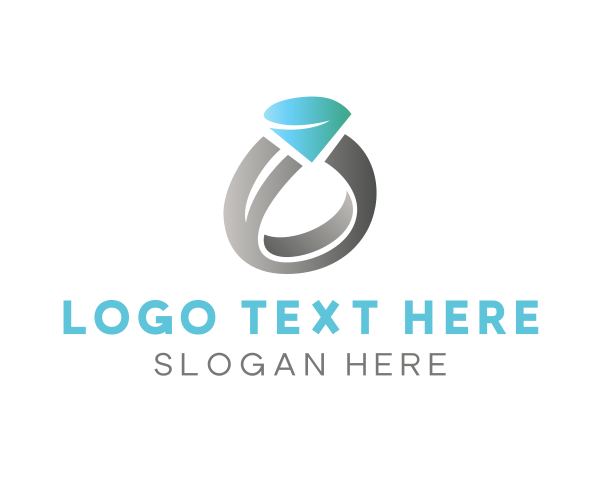 Ring - Gem Wedding Ring logo design