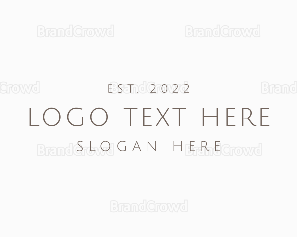 Minimalist Elegant Brand Logo