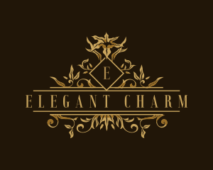 Elegant Floral Ornament logo design