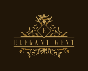 Elegant Floral Ornament logo design