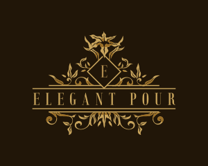 Elegant Floral Ornament logo design