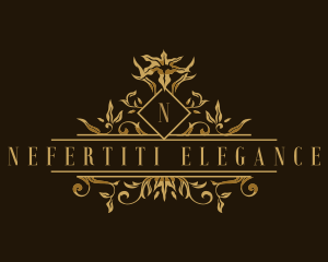 Elegant Floral Ornament logo design