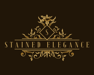 Elegant Floral Ornament logo design