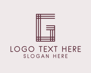 Woodworker - Woven Textile Letter G logo design