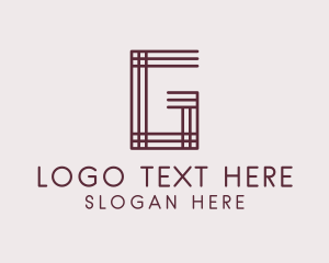 Weave - Woven Textile Letter G logo design