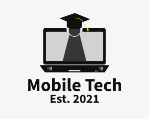 Educational - Laptop Online Learning logo design